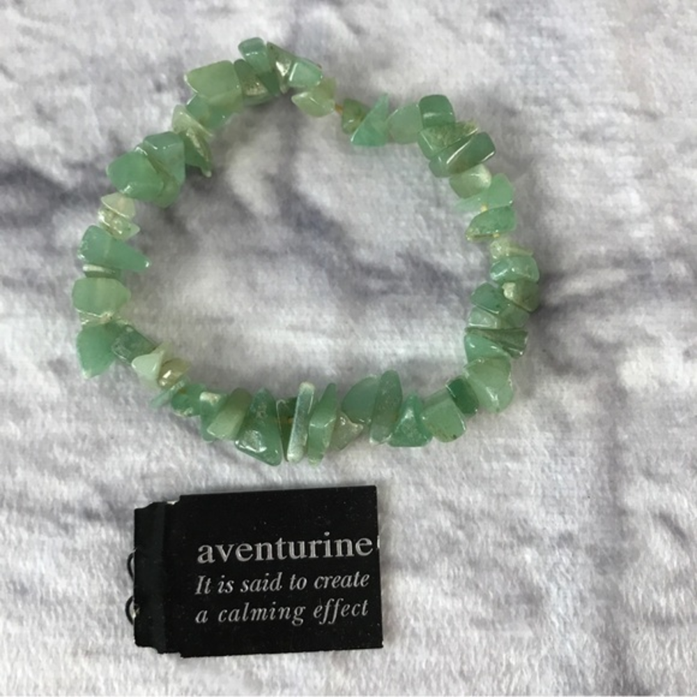 Aventurine Crystal‎ Stretch Bracelet